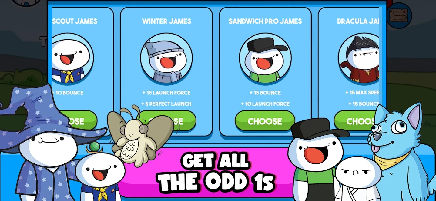 TheOdd1sOut: Let's Bounce [мод: бесплатные покупки] Screenshot 5