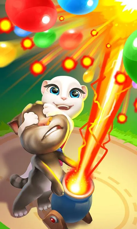 Говорящий Том: бабл-шутер v1.5.3.20 APK Мод (Много денег) Screenshot 2