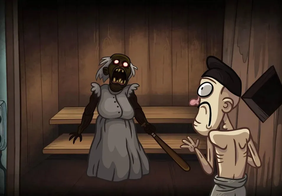 Troll Face Quest: Horror 3 [мод: много денег] Screenshot 2