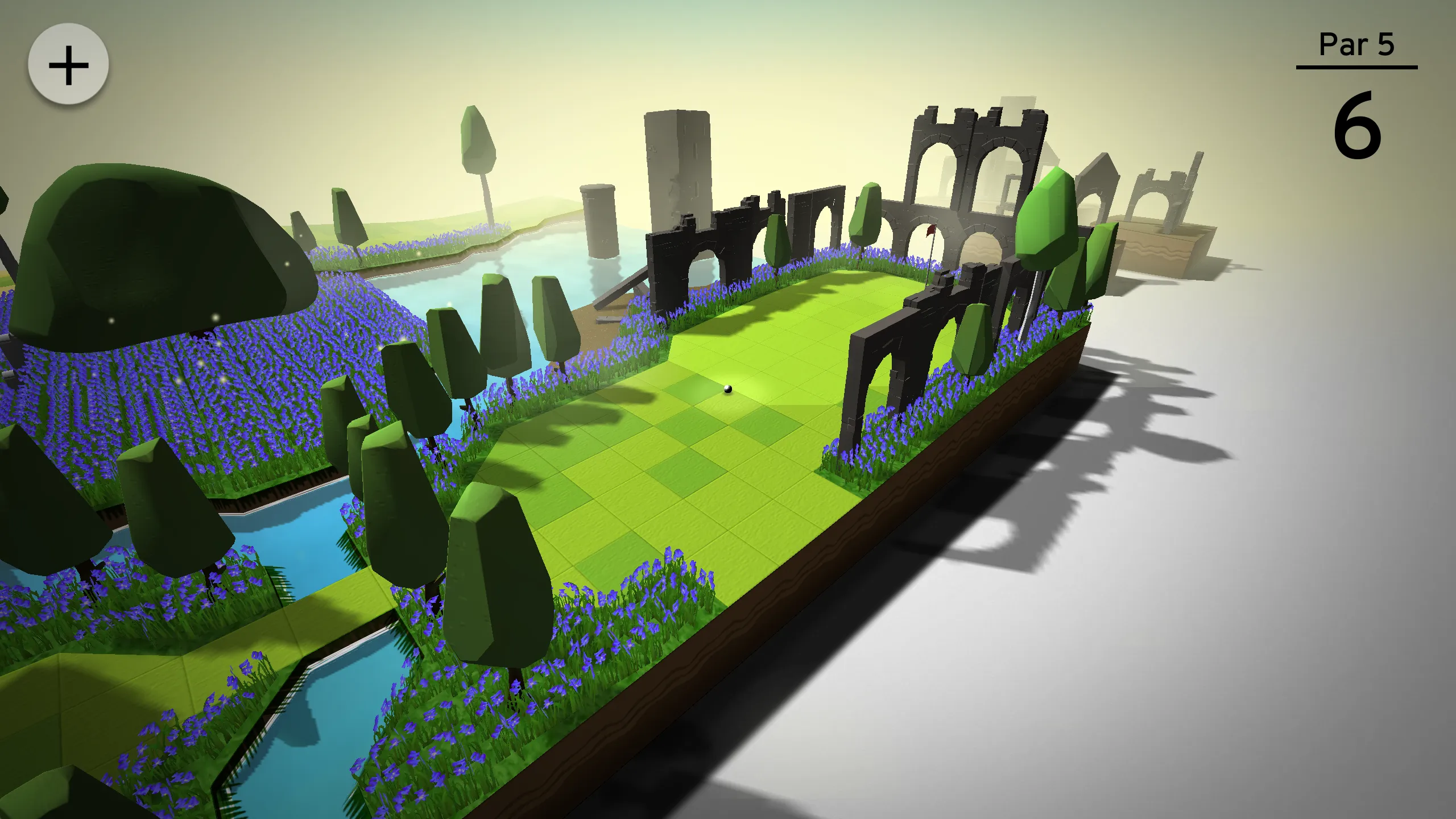 OK Golf v3.0 APK Мод (Меню, Открыты все поля для гольфа) Screenshot 3