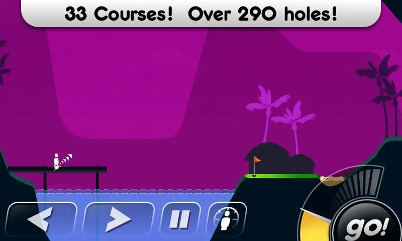 Super Stickman Golf Screenshot 1