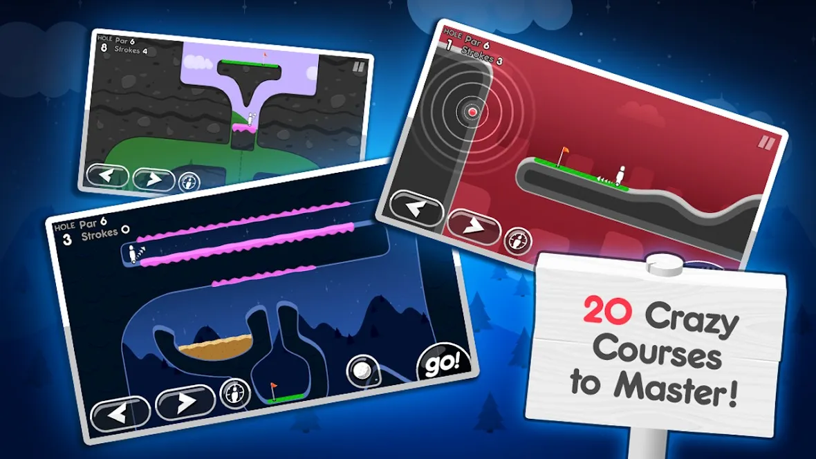 Super Stickman Golf 2 [мод: много денег] Screenshot 3