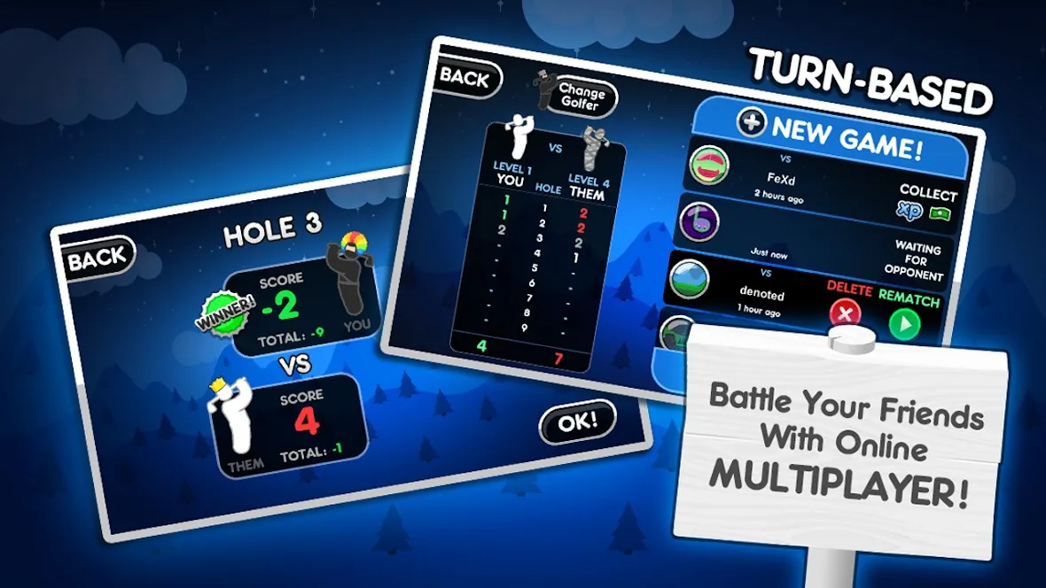 Super Stickman Golf 2 [мод: много денег] Screenshot 4