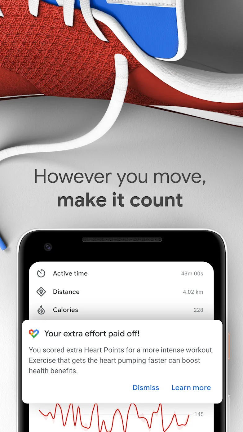 Google Fit: трекер активности Screenshot 3