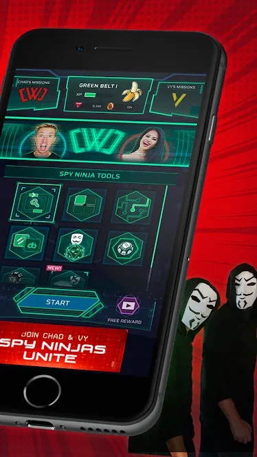 Spy Ninja Network – Chad & Vy [мод: бесплатные покупки] Screenshot 2