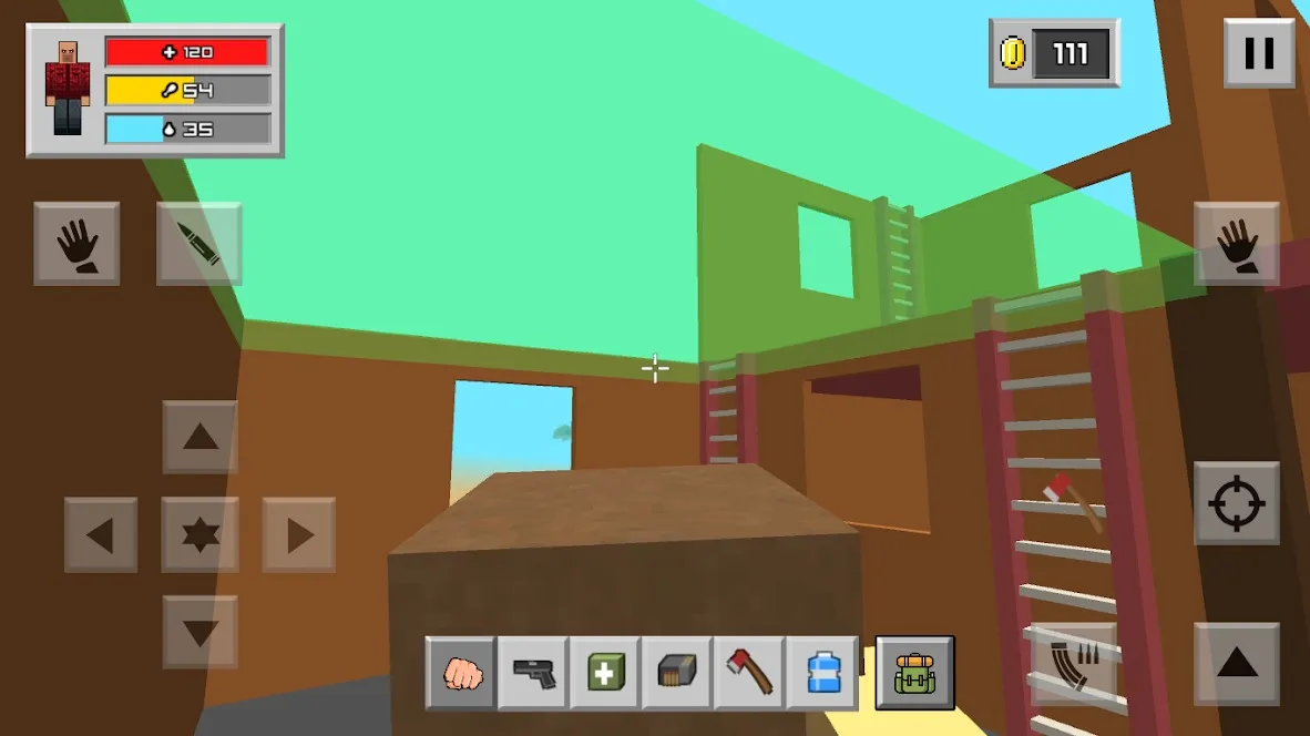 Выживание в зомби-крафте [мод: бесплатные покупки] Screenshot 3