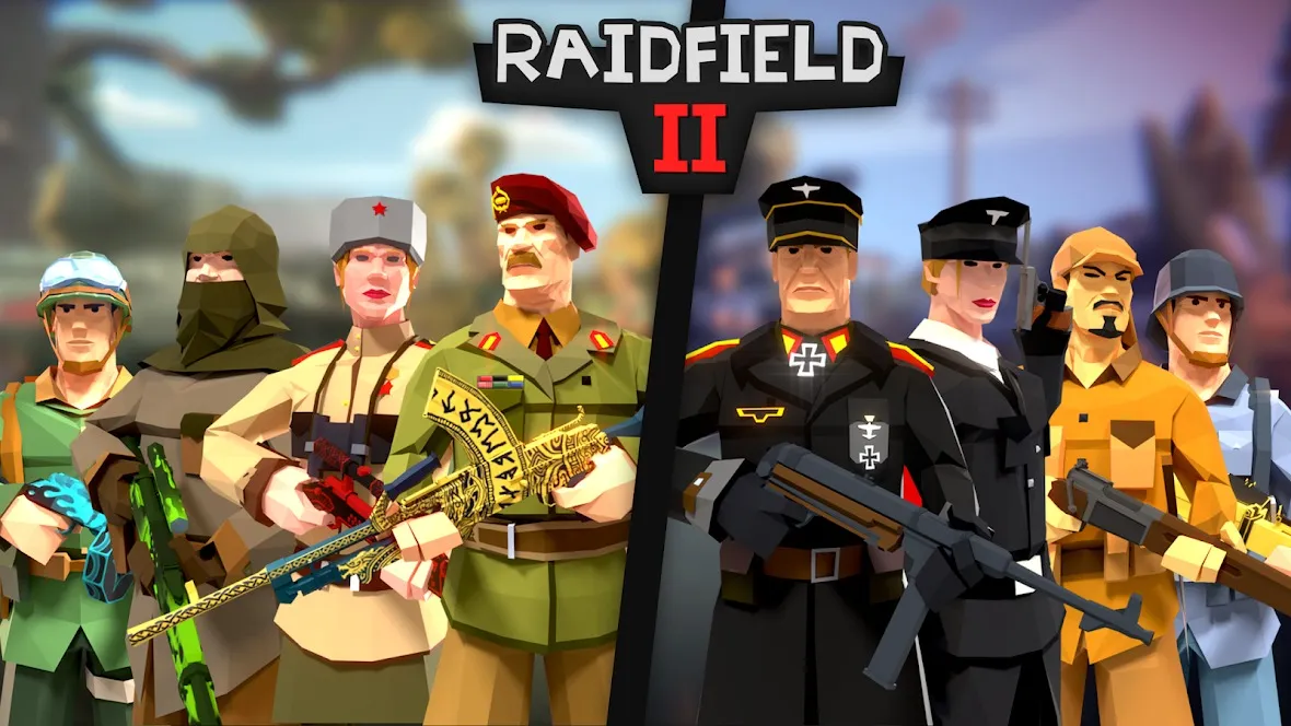 Raidfield 2 - Online WW2 Shooter [мод: бесконечные патроны] Screenshot 1