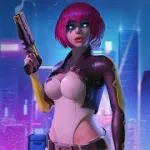 Скачать Cyberpunk Hero киберпанк экшен [мод: всё открыто] на Андроид