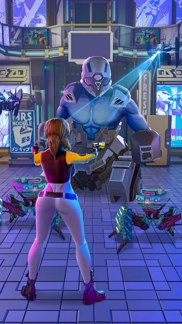 Cyberpunk Hero киберпанк экшен [мод: всё открыто] Screenshot 1