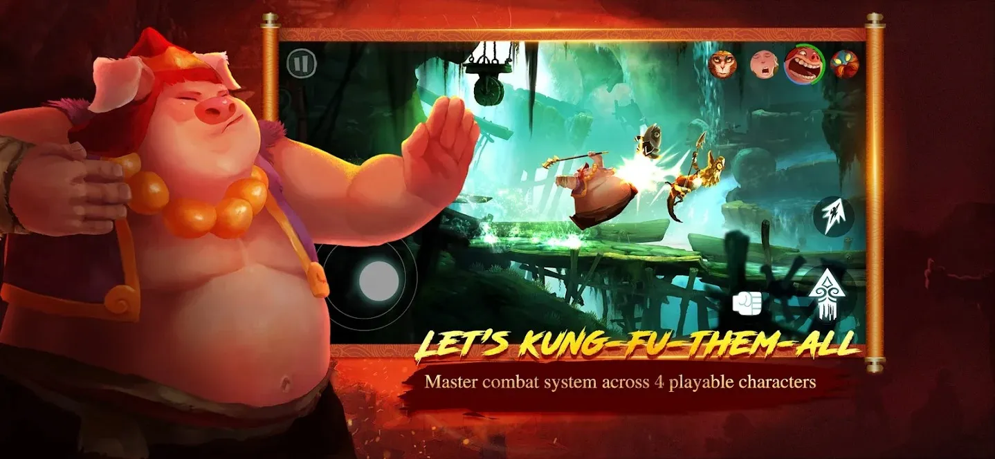 Unruly Heroes [мод: много денег] Screenshot 4