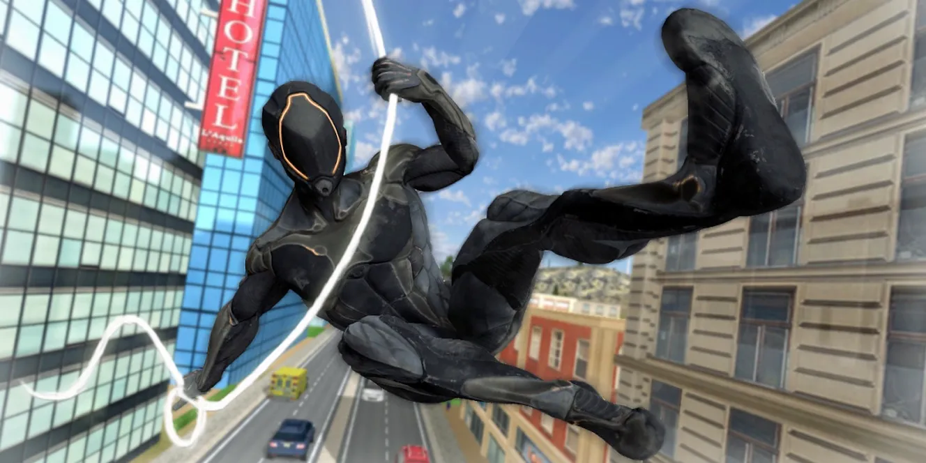 Super Hero Rope Crime City [мод: много денег] Screenshot 1