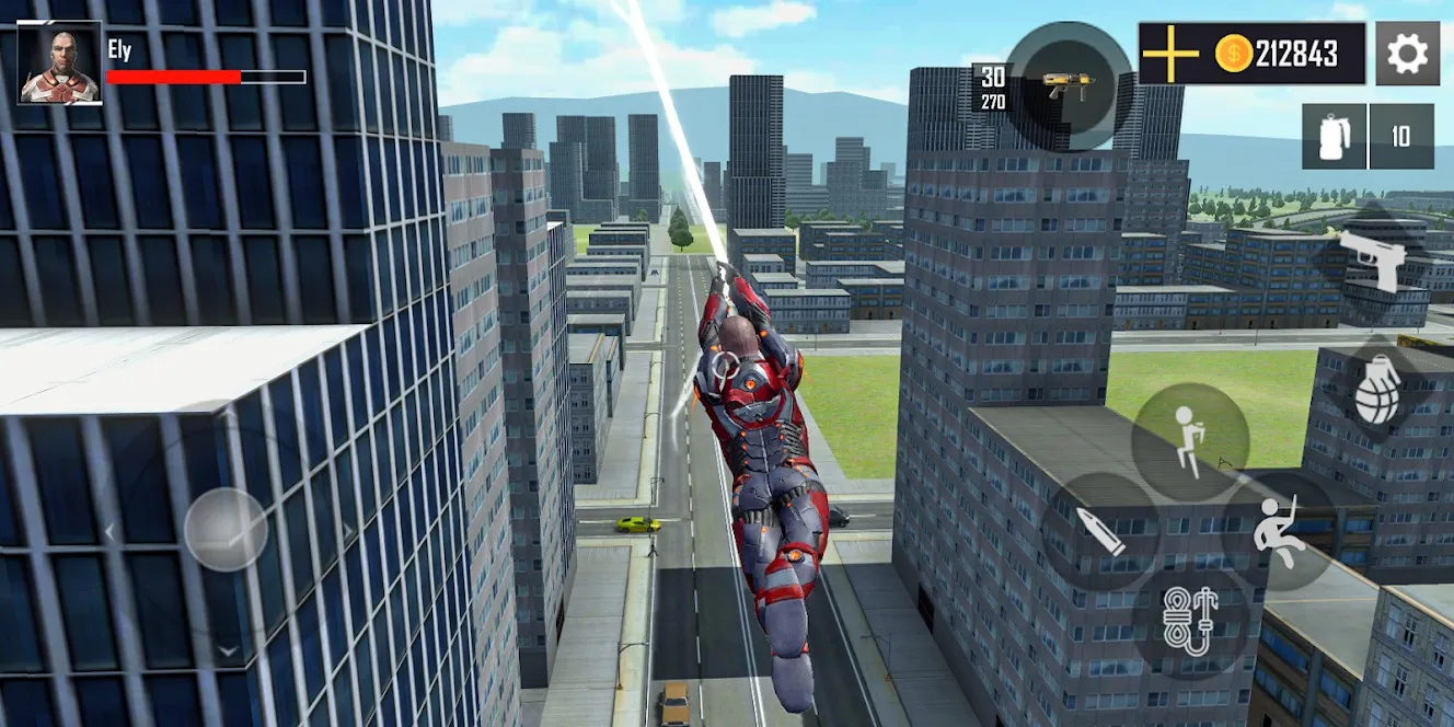 Super Hero Rope Crime City [мод: много денег] Screenshot 2