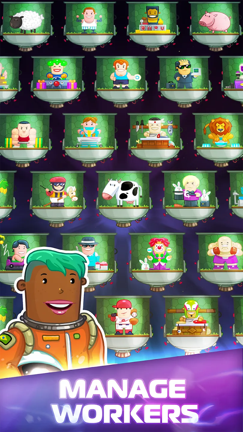 Endless Colonies: Idle Tycoon v3.49.00 APK Мод (Бесплатные улучшения) Screenshot 4