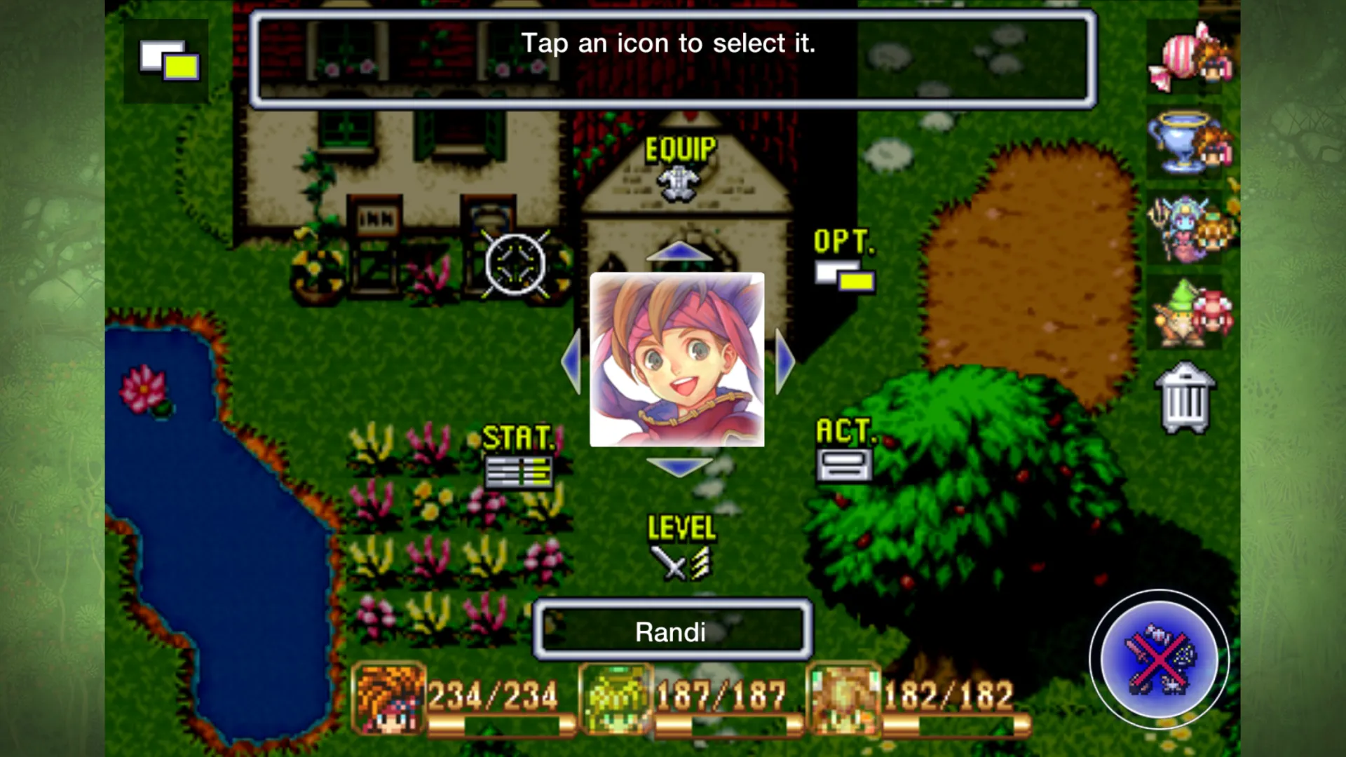 Secret of Mana v3.4.3 APK Мод (Меню, Бессмертие, Высокий урон, Много денег) Screenshot 2