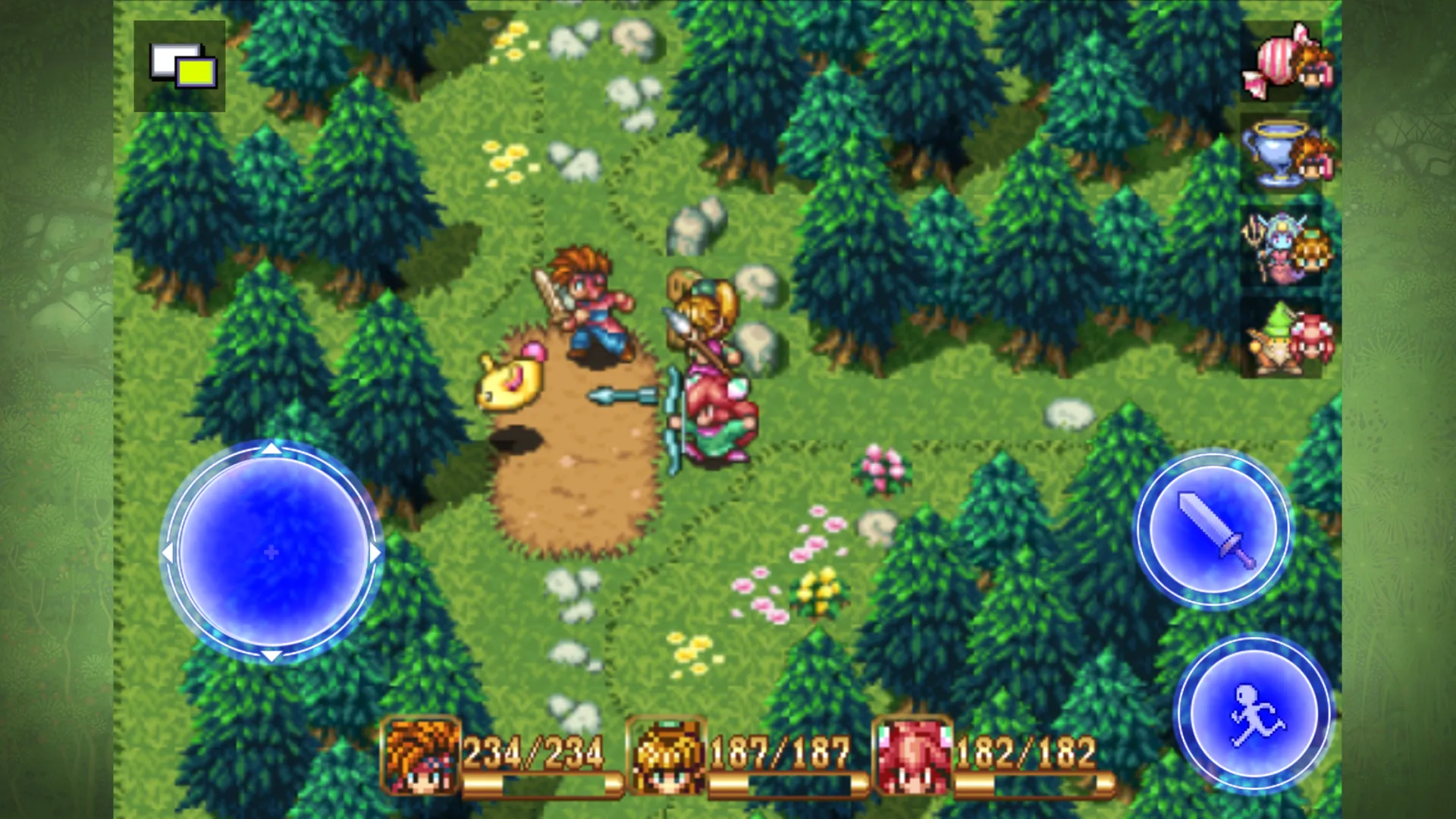 Secret of Mana v3.4.3 APK Мод (Меню, Бессмертие, Высокий урон, Много денег) Screenshot 3