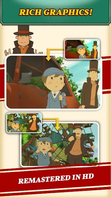 Layton: Curious Village in HD [мод: полная версия] Screenshot 5