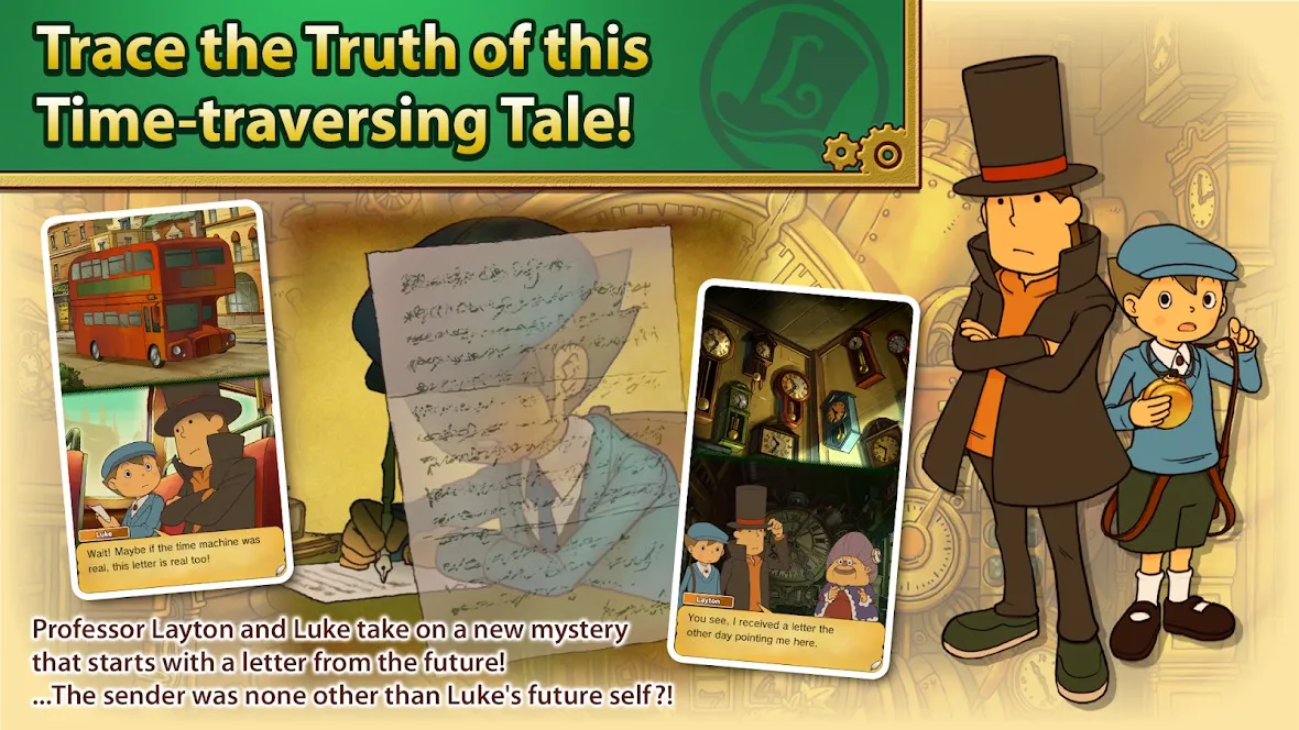 Layton: Unwound Future in HD [мод: полная версия] Screenshot 2