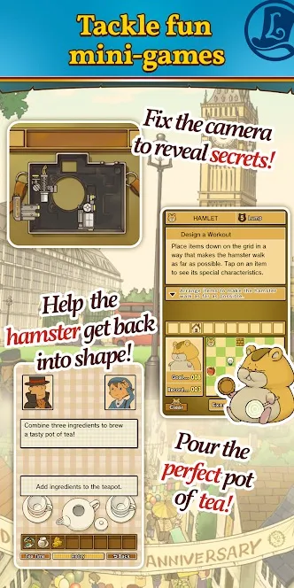 Layton: Diabolical Box in HD [мод: полная версия] Screenshot 4