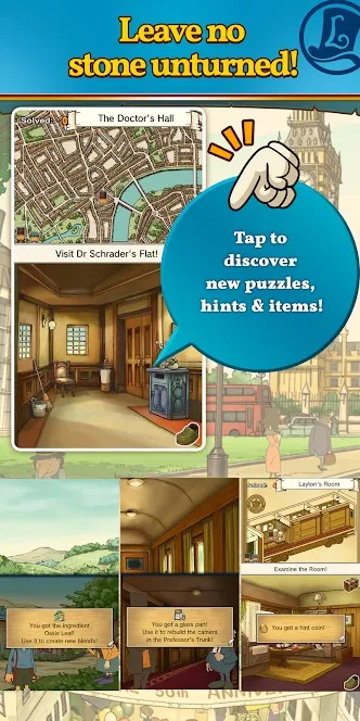 Layton: Pandora's Box in HD [мод: полная версия] Screenshot 5