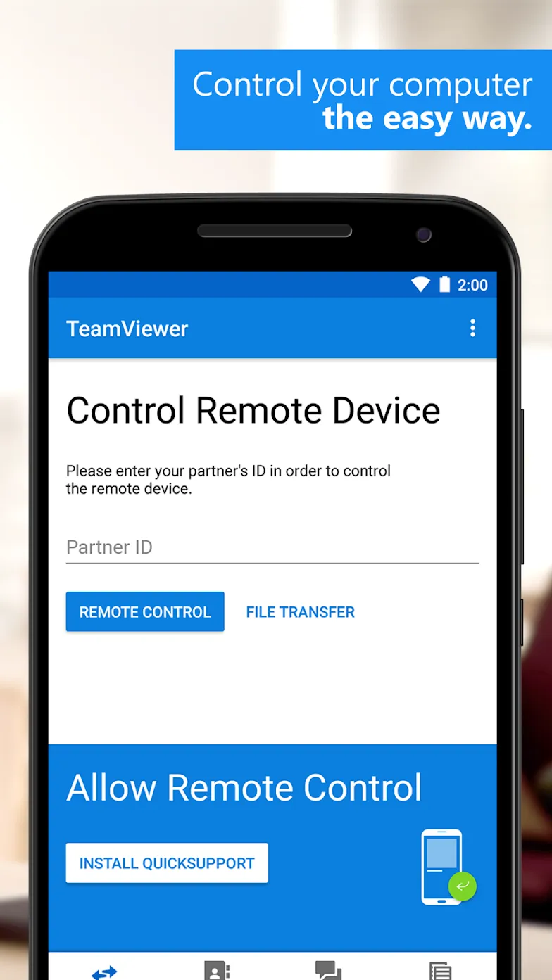TeamViewer – удалённый доступ Screenshot 2