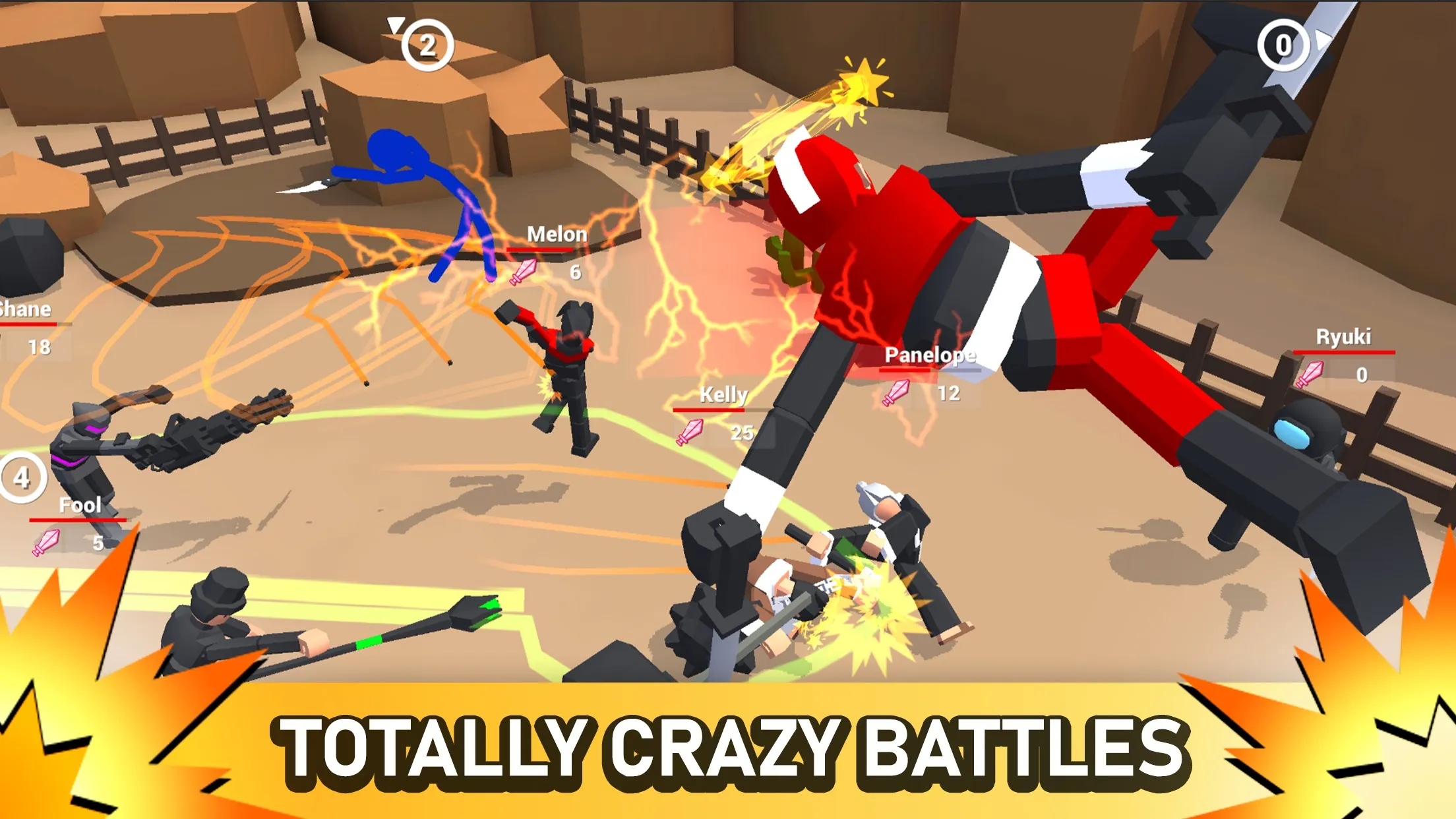 Smashgrounds.io: Ragdoll Arena [мод: много денег] Screenshot 2