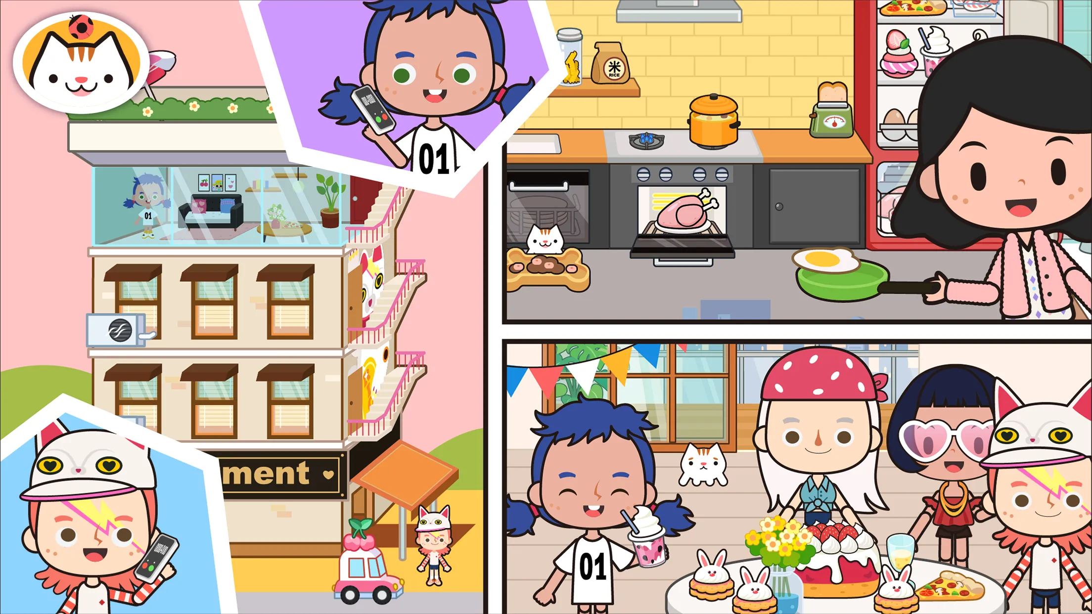 Мой город - Miga Town v1.12 APK Мод (Всё открыто) Screenshot 1