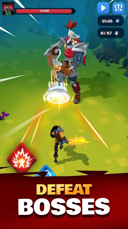Mighty Quest For Epic Loot RPG v8.2.0 APK Мод (Меню, Множитель урона и защиты) Screenshot 3