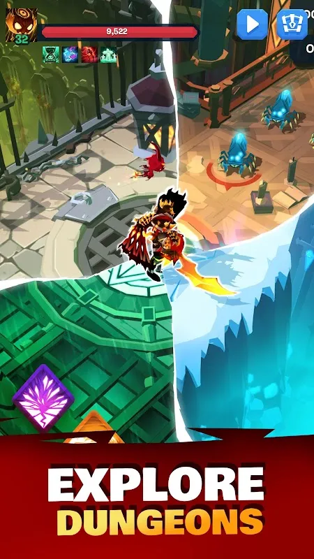 Mighty Quest For Epic Loot RPG v8.2.0 APK Мод (Меню, Множитель урона и защиты) Screenshot 4