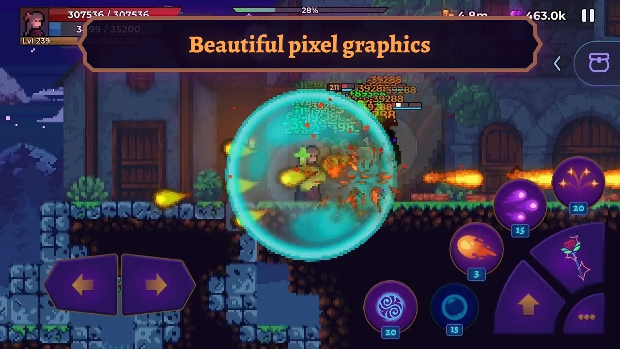 Moonrise Arena – Pixel Action RPG [мод: бесплатные покупки] Screenshot 3