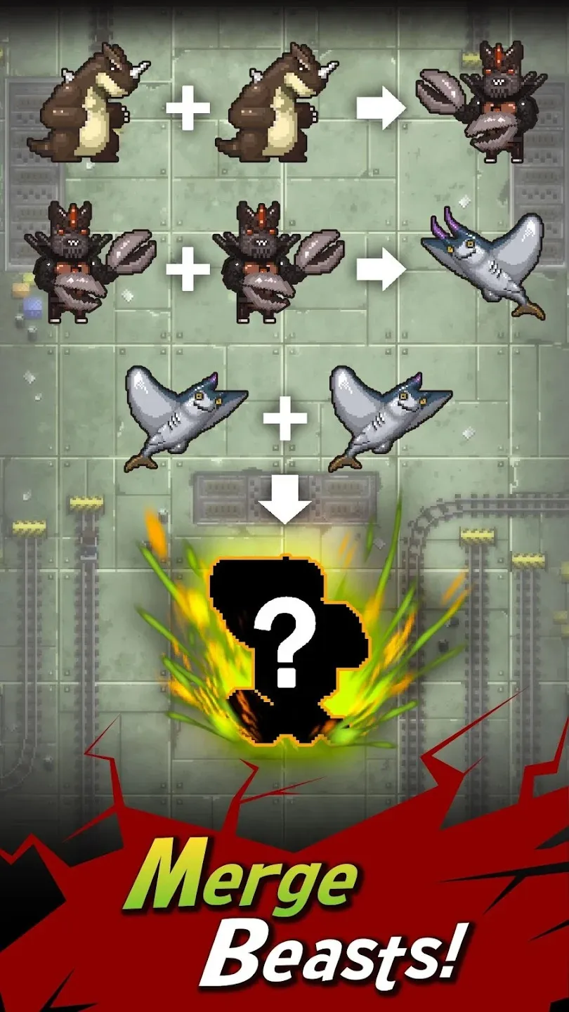 World Beast War – уничтожьте весь мир RPG! [мод: много денег] Screenshot 1