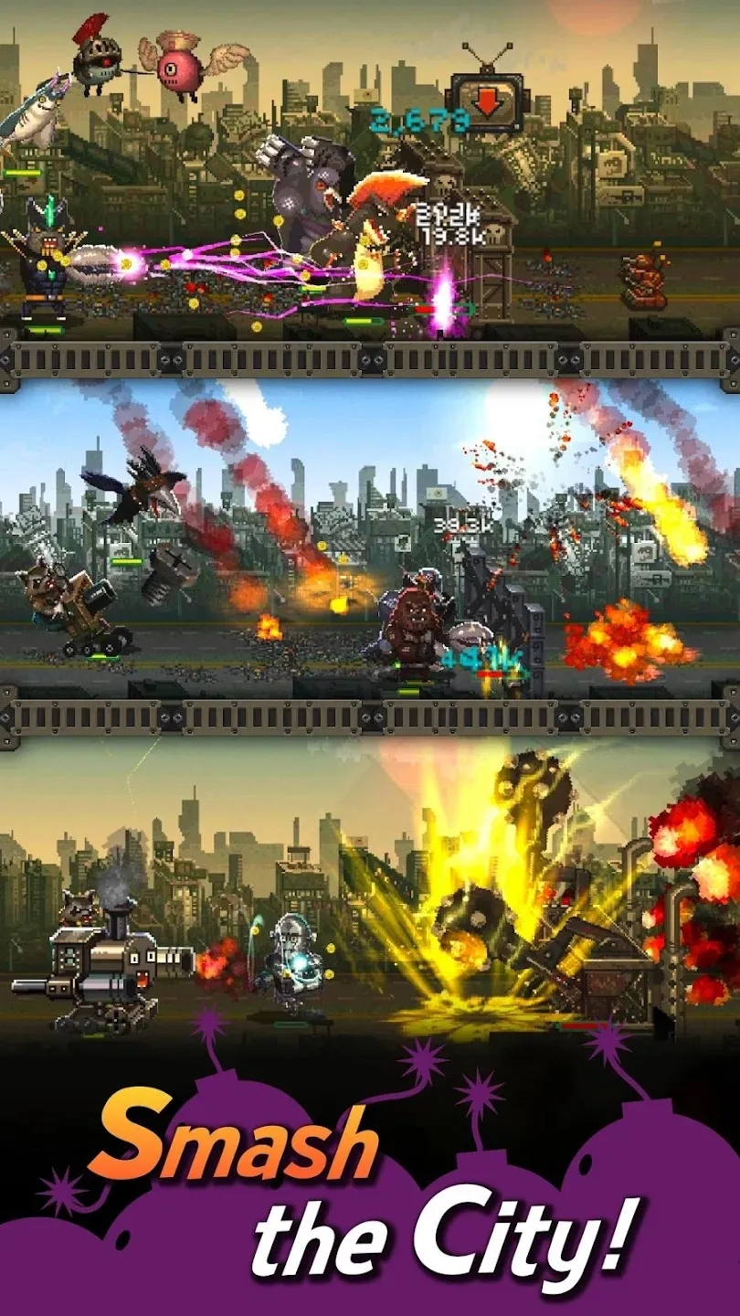 World Beast War – уничтожьте весь мир RPG! [мод: много денег] Screenshot 2