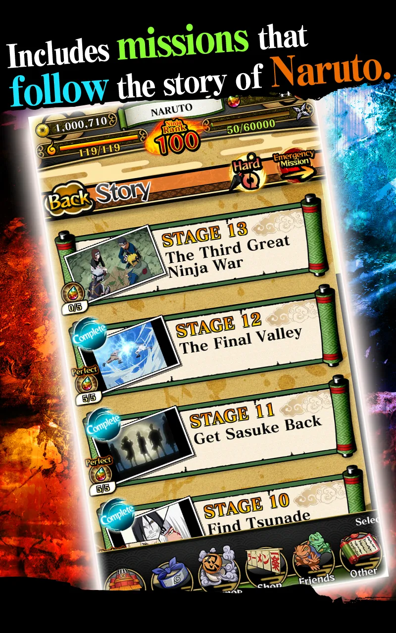 Ultimate Ninja Blazing [мод: бесконечная чакра] Screenshot 4