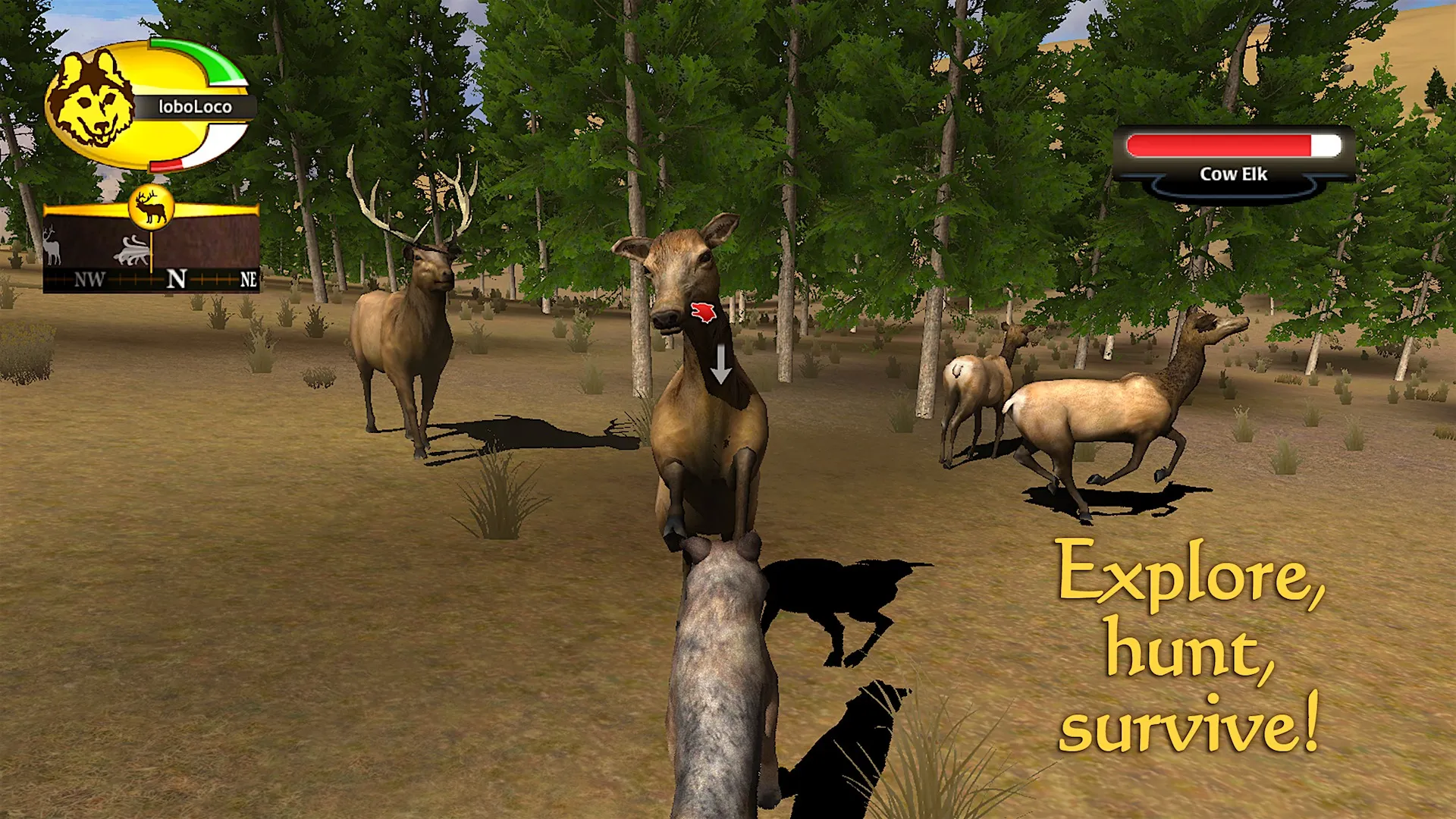 WolfQuest [мод: всё открыто] Screenshot 2