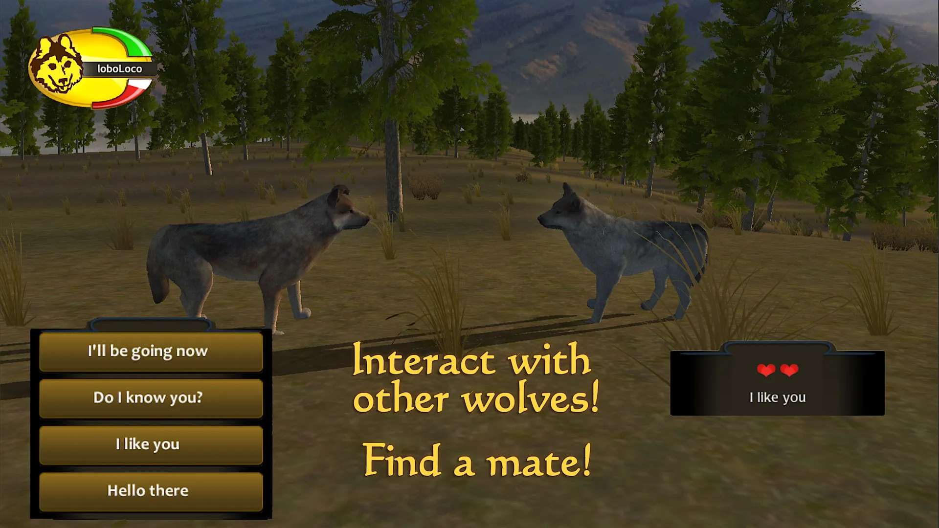 WolfQuest [мод: всё открыто] Screenshot 3