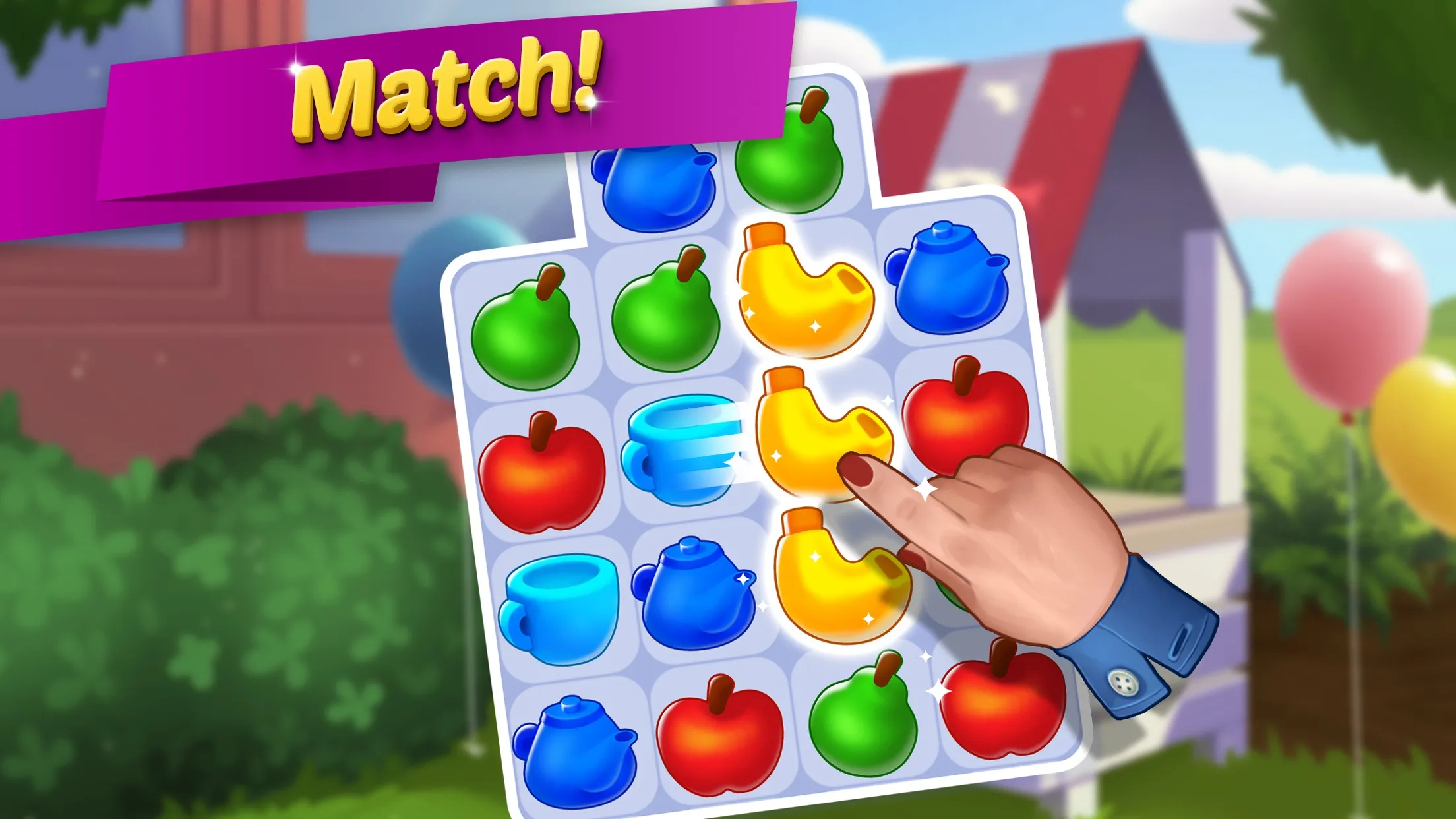 Mansion Cafe: Match Love Story [мод: много денег] Screenshot 1