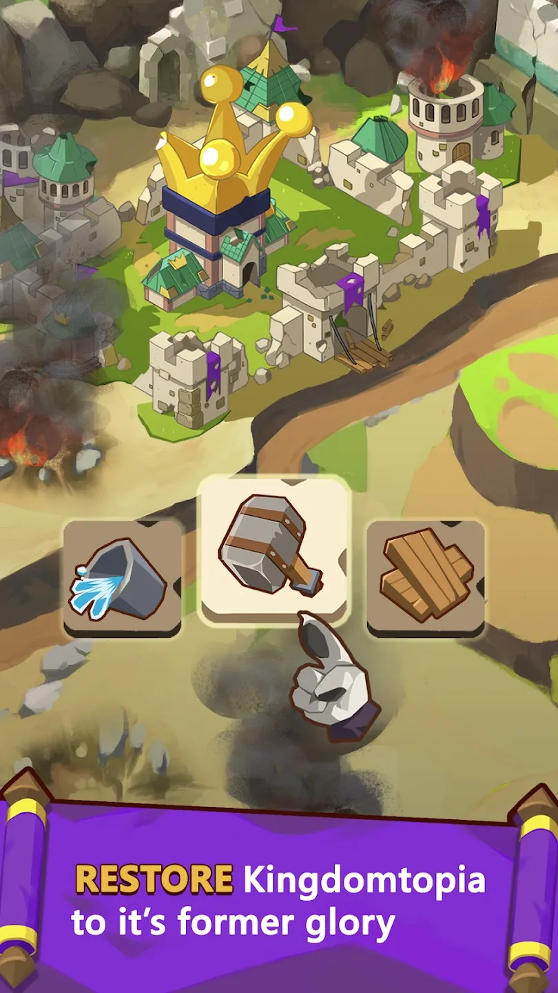 Kingdomtopia: The Idle King [мод: много денег] Screenshot 1