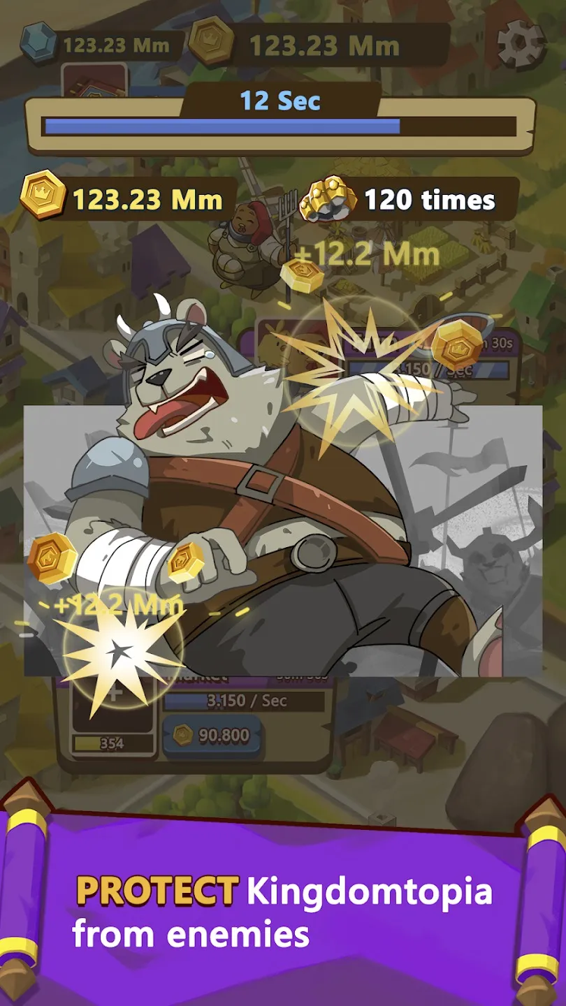 Kingdomtopia: The Idle King [мод: много денег] Screenshot 2