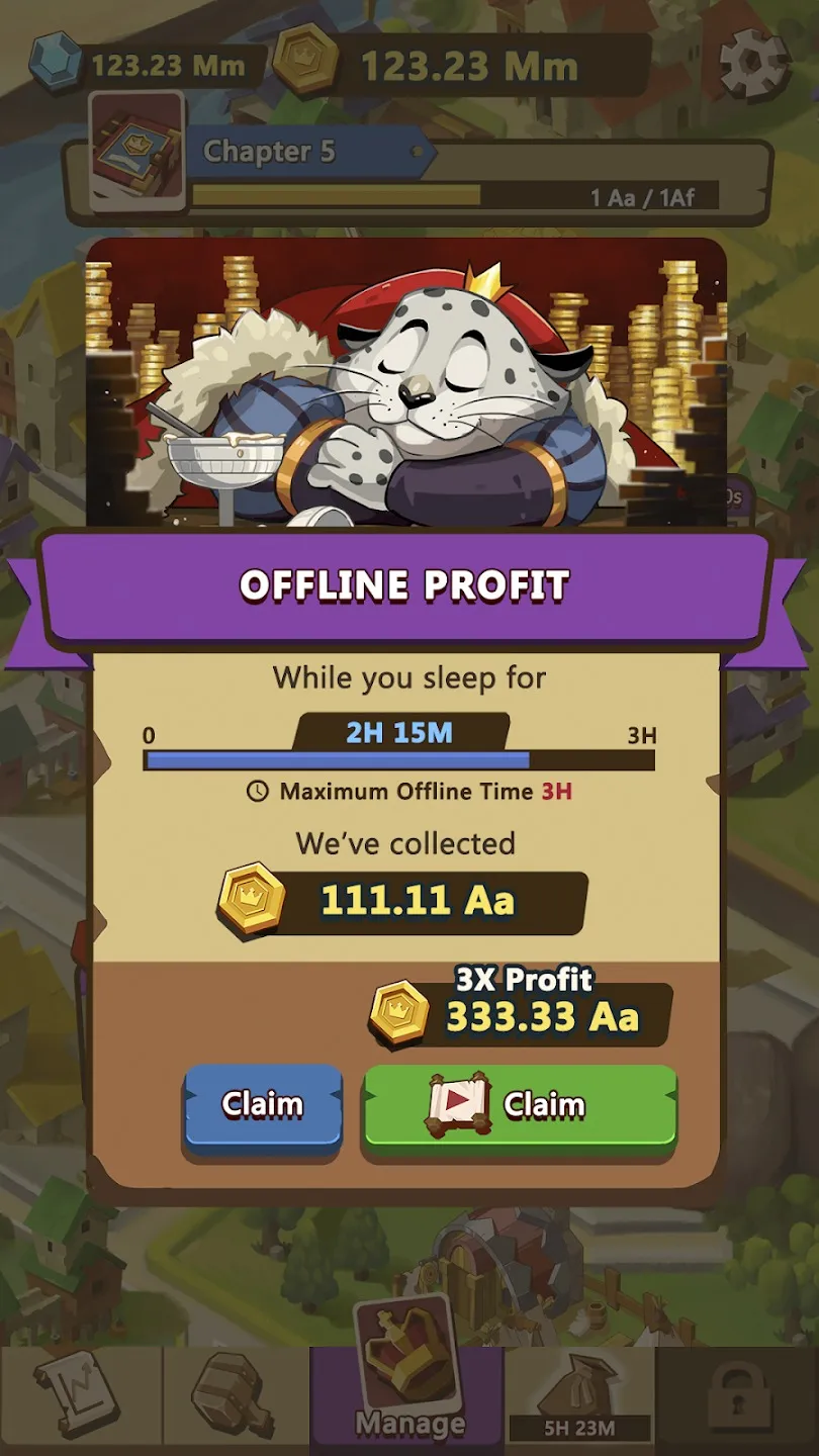 Kingdomtopia: The Idle King [мод: много денег] Screenshot 3