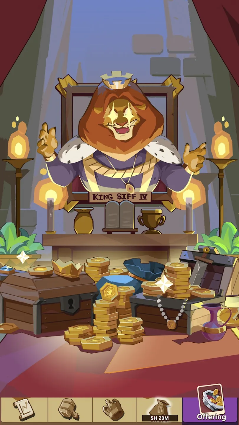 Kingdomtopia: The Idle King [мод: много денег] Screenshot 4