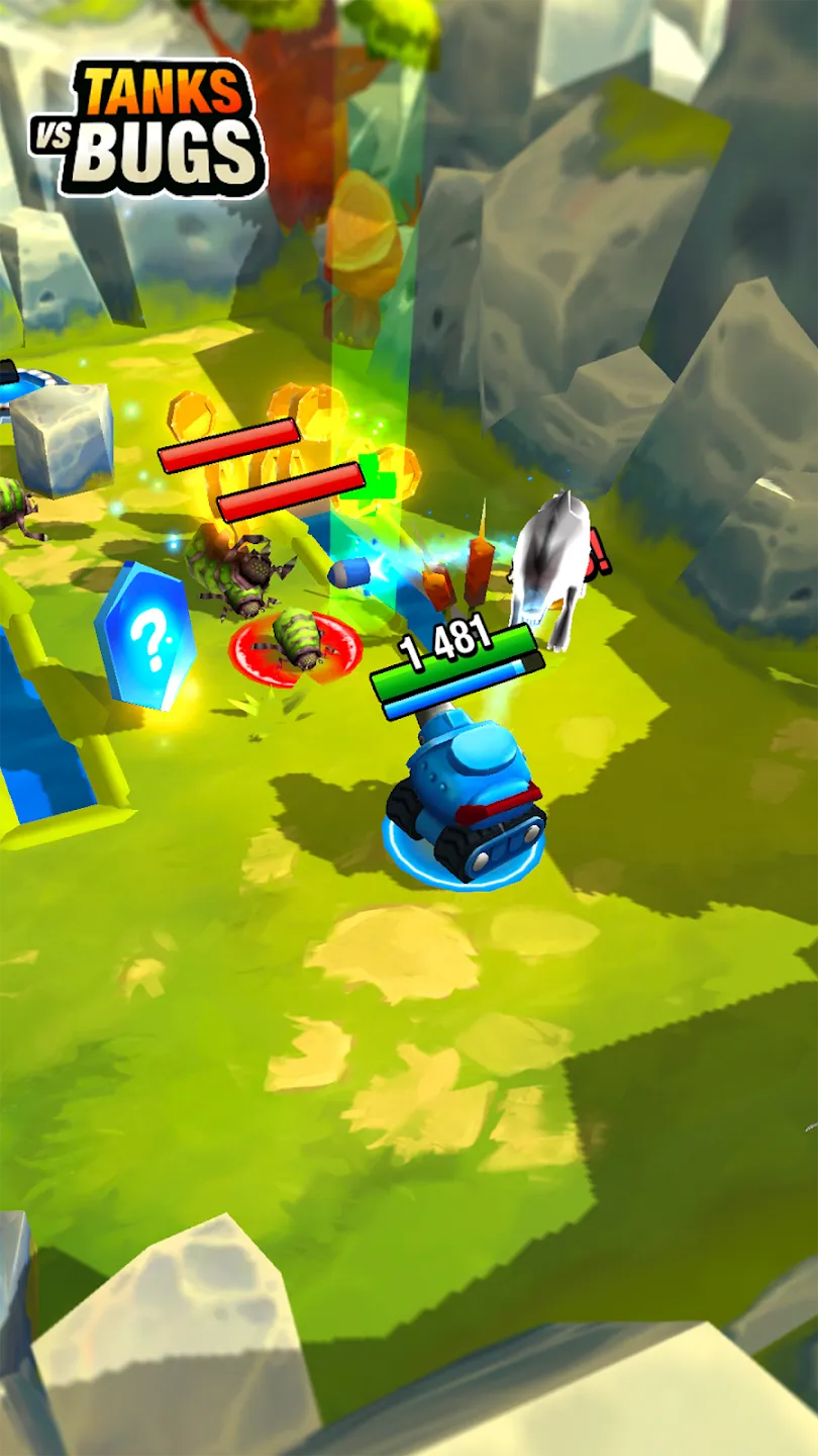 Tanks vs Bugs v1.2.9 APK Мод (Один удар) Screenshot 1