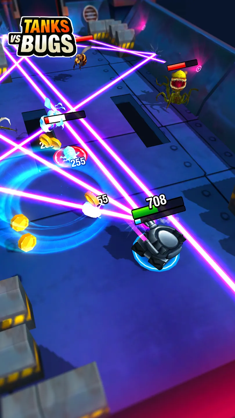 Tanks vs Bugs v1.2.9 APK Мод (Один удар) Screenshot 3