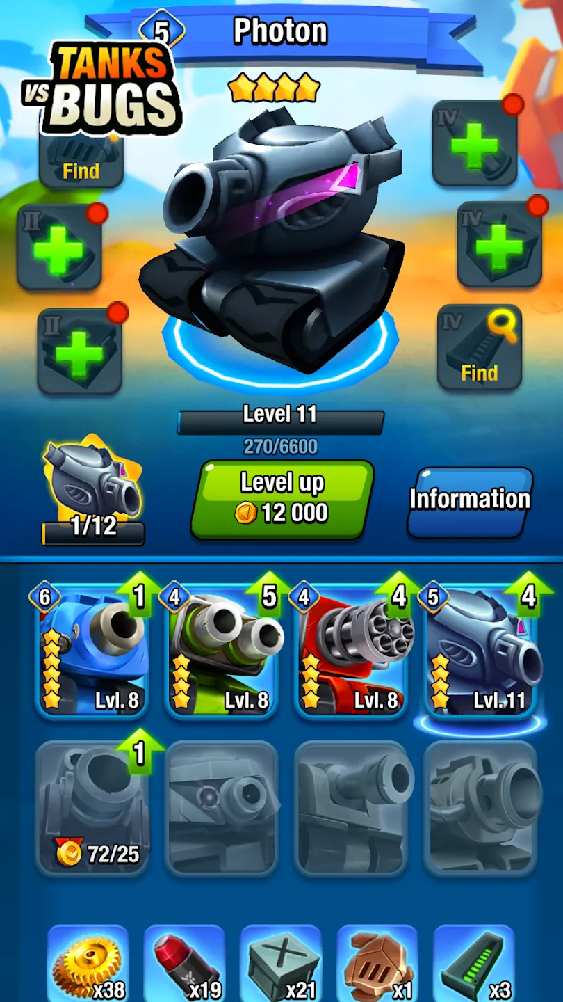 Tanks vs Bugs v1.2.9 APK Мод (Один удар) Screenshot 4