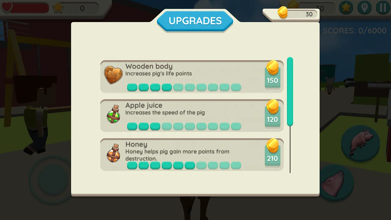 Crazy Pig Simulator v1.060 APK Мод (Много денег) Screenshot 5