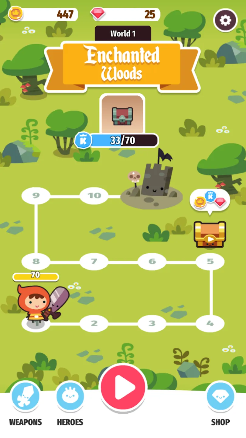 Micro RPG v1.27.9 APK Мод (Меню, Много денег, Режим бога) Screenshot 3