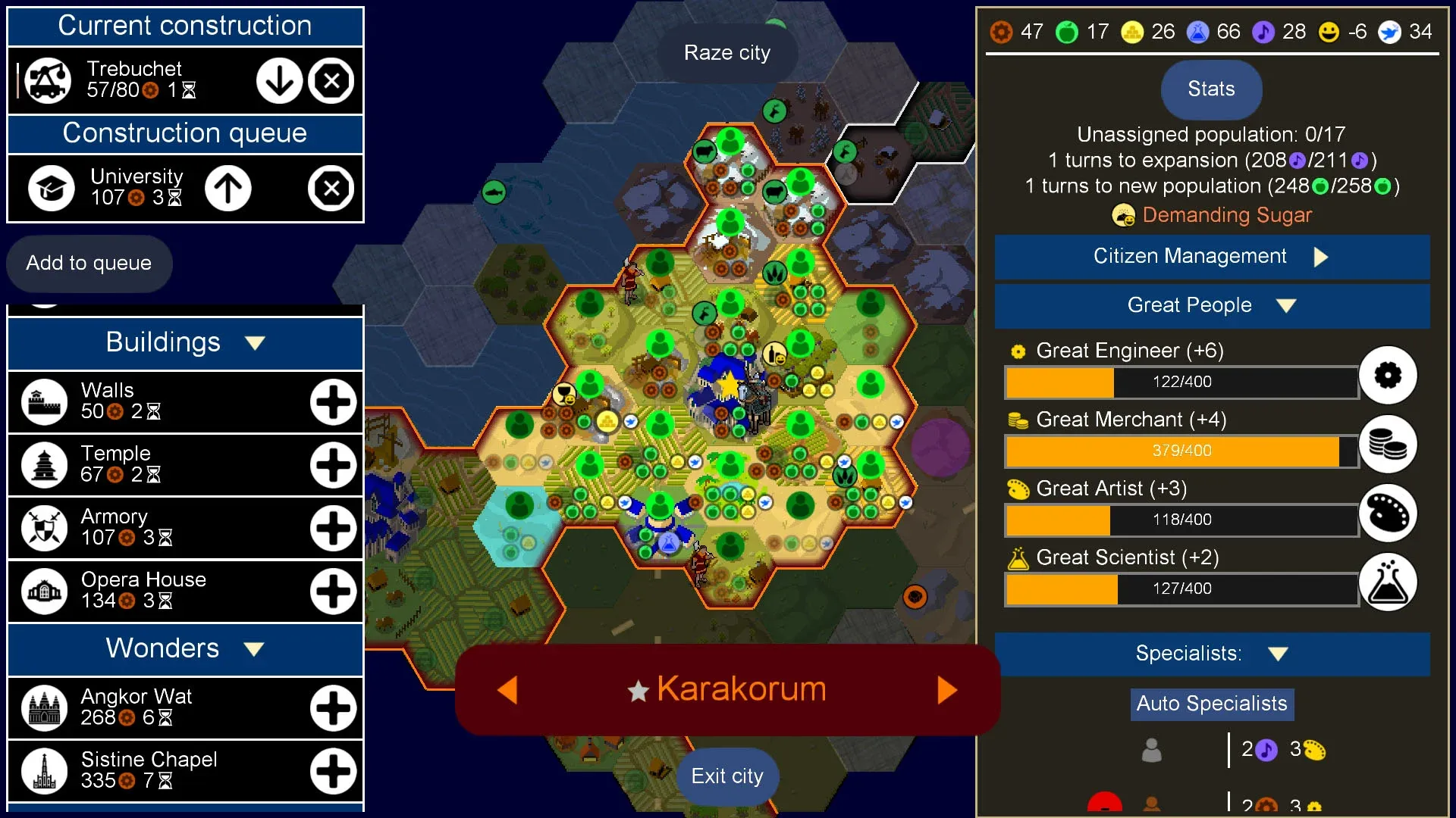 Unciv v4.19.6-patch1 APK Мод (Много денег) Screenshot 2