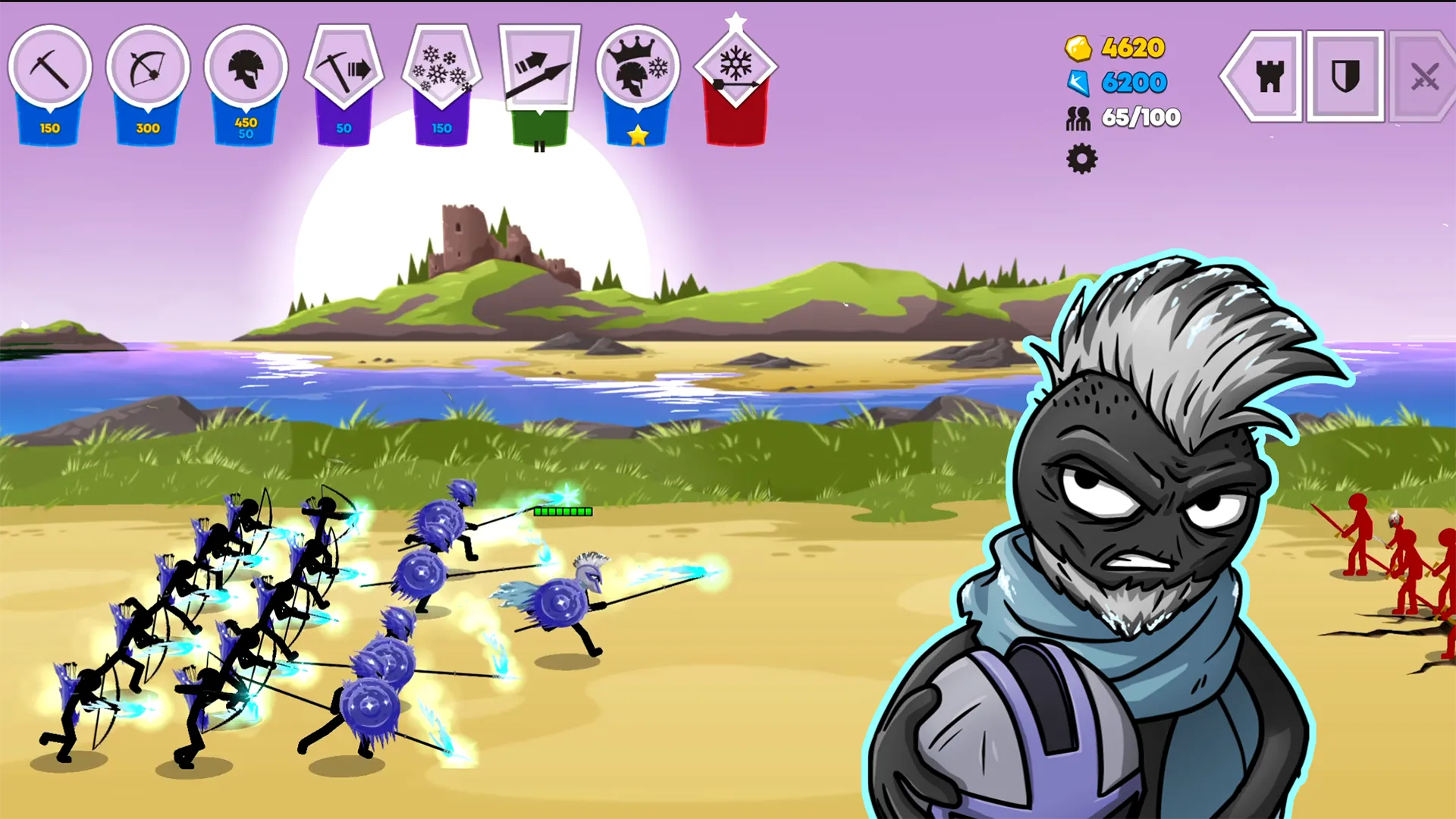 Stick War: Saga (Stick War 3) v2026.5.2752 APK Мод (Много денег) Screenshot 1