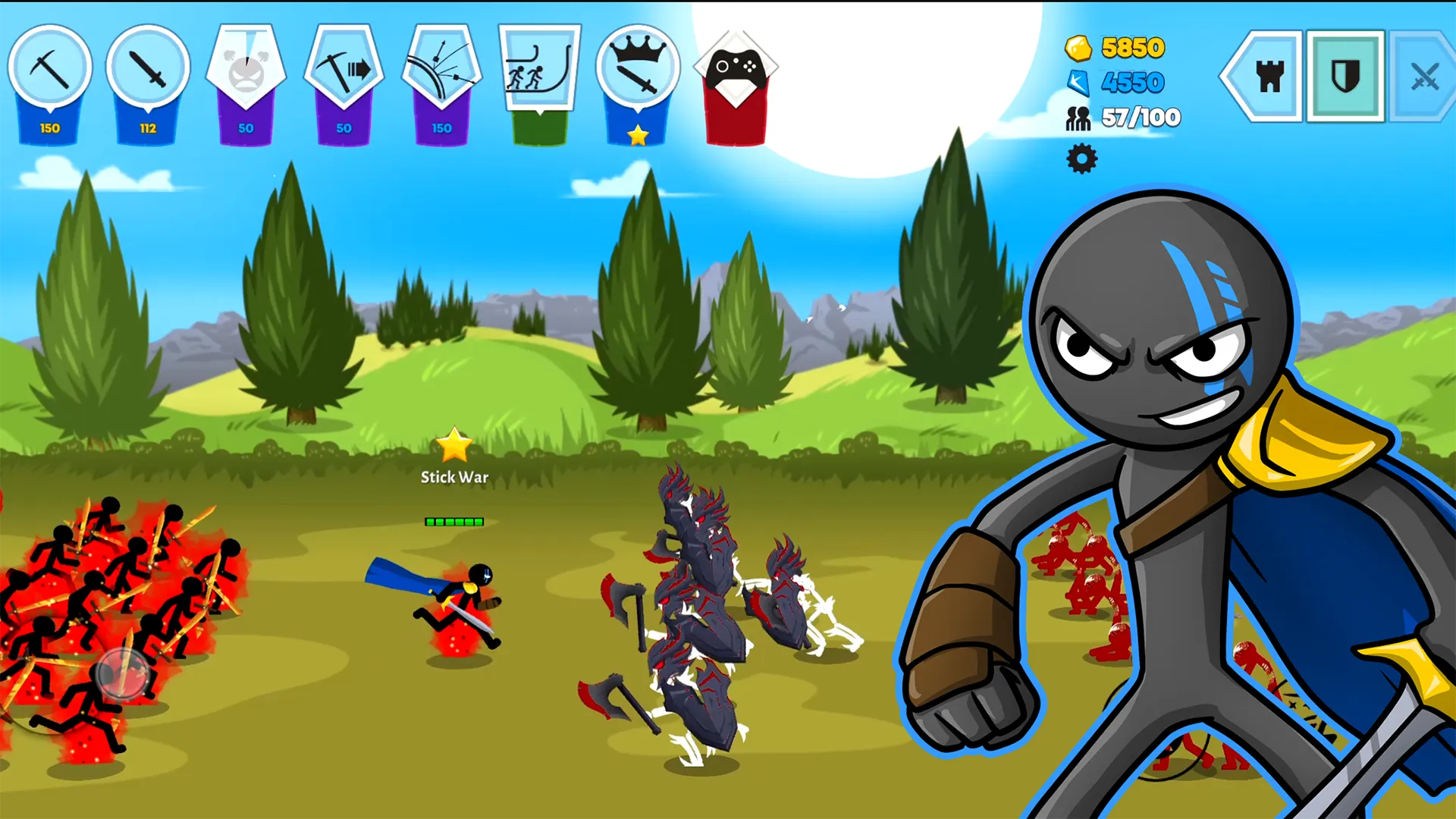 Stick War: Saga (Stick War 3) v2026.5.2752 APK Мод (Много денег) Screenshot 2