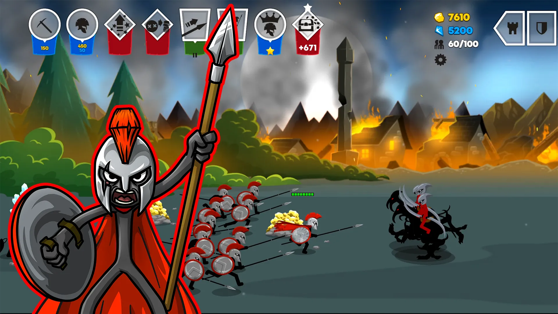 Stick War: Saga (Stick War 3) v2026.5.2752 APK Мод (Много денег) Screenshot 3