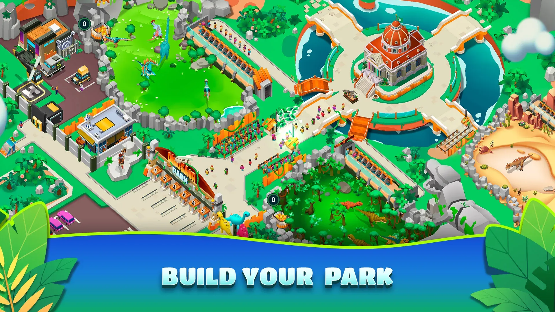 Dinosaur Park: Jurassic Tycoon v2.0.9 APK Мод (Много денег) Screenshot 1 Dinosaur Park: Jurassic Tycoon v2.0.9 APK Мод (Много денег) Screenshot 1