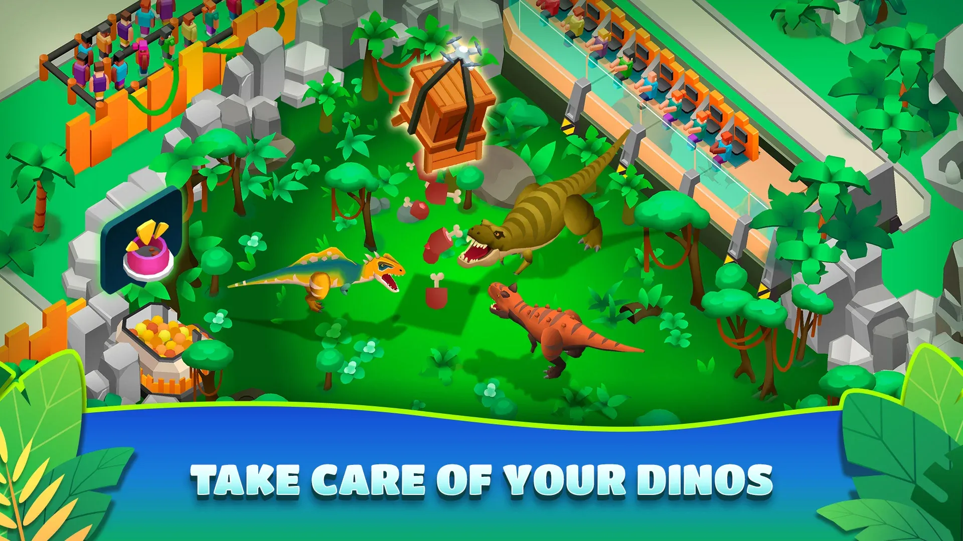 Dinosaur Park: Jurassic Tycoon v2.0.9 APK Мод (Много денег) Screenshot 4 Dinosaur Park: Jurassic Tycoon v2.0.9 APK Мод (Много денег) Screenshot 4